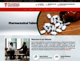 pharmachemico.in screenshot