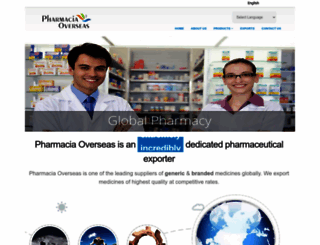 pharmaciaoverseas.com screenshot