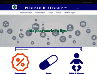 pharmacie-atinbop.com screenshot