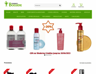 pharmacie-boissiere.com screenshot