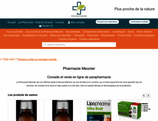 pharmacie-meunier.fr screenshot
