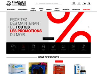 pharmaciedelathure.fr screenshot