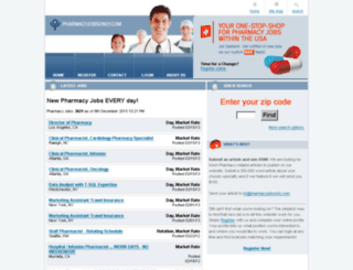 pharmacistjobsonline.com screenshot