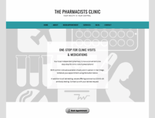 pharmacistsclinic.com screenshot