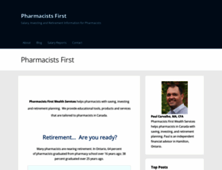 pharmacistsfirst.com screenshot