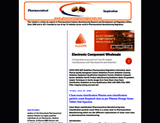 pharmacistspharmajournal.org screenshot