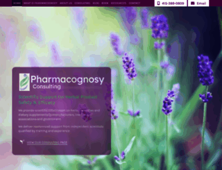 pharmacognosy.com screenshot