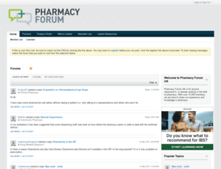 pharmacy-forum.co.uk screenshot