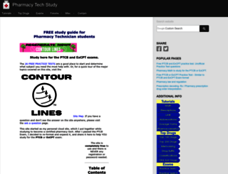 pharmacy-tech-study.com screenshot