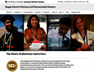 pharmacy.cuanschutz.edu screenshot