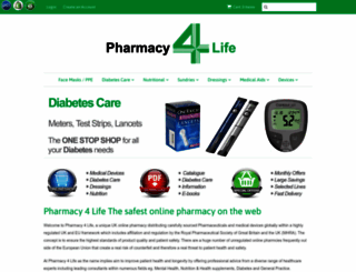 pharmacy4life.co.uk screenshot