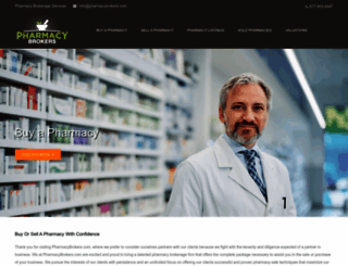 pharmacybrokers.com screenshot