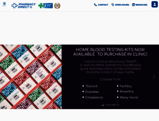 pharmacydirect.uk.com screenshot