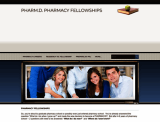pharmacyfellowships.com screenshot