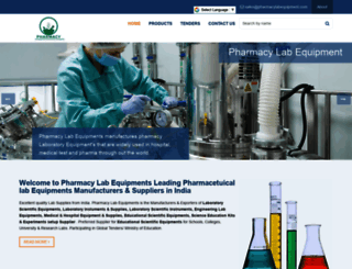 pharmacylabequipment.com screenshot