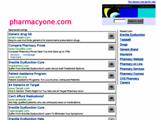 pharmacyone.com screenshot
