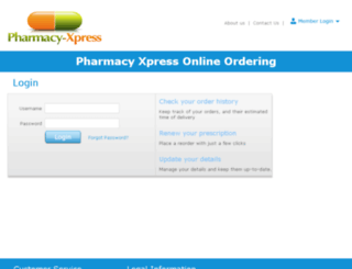 pharmacyxpress.co.uk screenshot