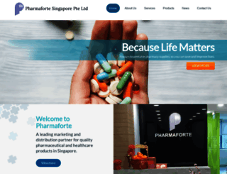 pharmaforte.com.sg screenshot