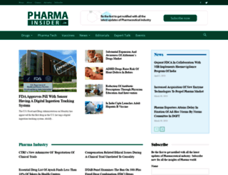 pharmainsider.in screenshot