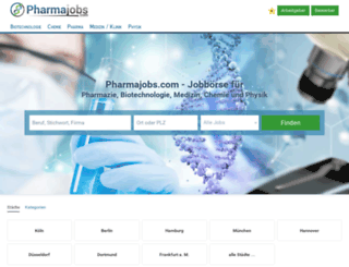 pharmajobs.com screenshot