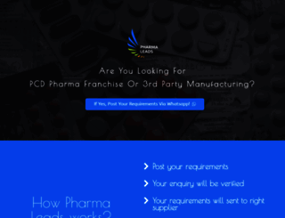pharmaleads.in screenshot