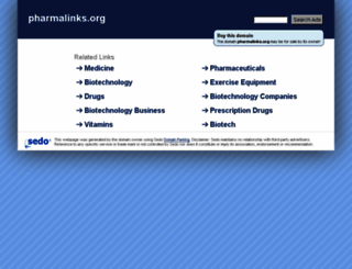 pharmalinks.org screenshot