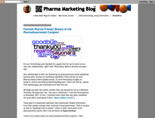 pharmamkting.blogspot.in screenshot