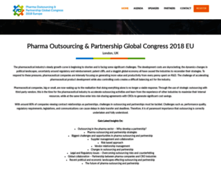 pharmaoutsourcingcongress.com screenshot