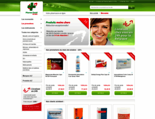 pharmasanteonweb.be screenshot
