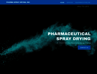 pharmaspraydrying.com screenshot