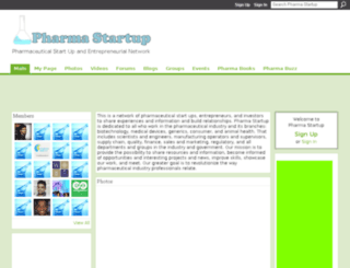 pharmastartup.org screenshot