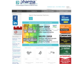 pharmatechnologyindex.com screenshot