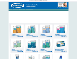 pharmaxalabs.com screenshot