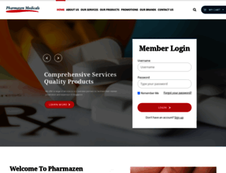pharmazen-medicals.com screenshot