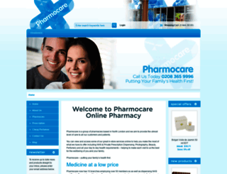 pharmocare.com screenshot