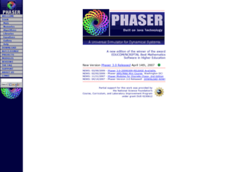 phaser.com screenshot