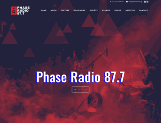 phaseradio.gr screenshot