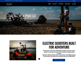 phat-scooters.myshopify.com screenshot