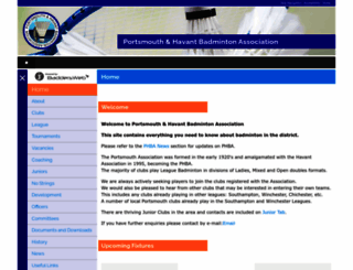 phba.org.uk screenshot