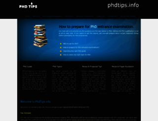 phdtips.info screenshot