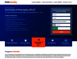 phdversity.com screenshot