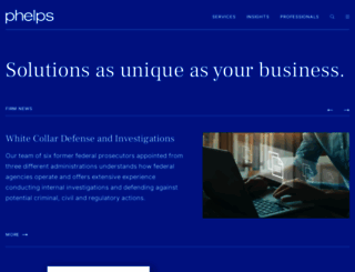 phelpsdunbar.com screenshot