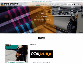 phenomtextile.com screenshot