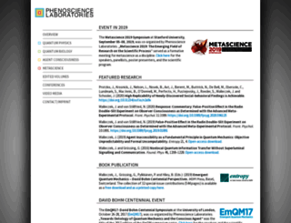 phenoscience.com screenshot