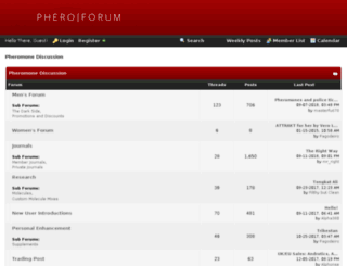 pheromone-forum.com screenshot