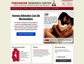 pheromoneresearchcenter.com screenshot