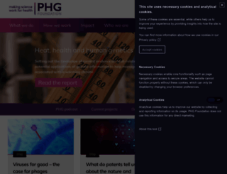phgfoundation.org screenshot