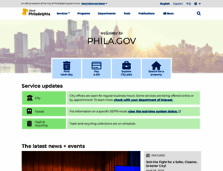 phila.gov screenshot