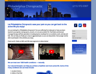 philadelphia-chiropractic.com screenshot