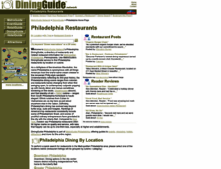 philadelphia.diningguide.com screenshot